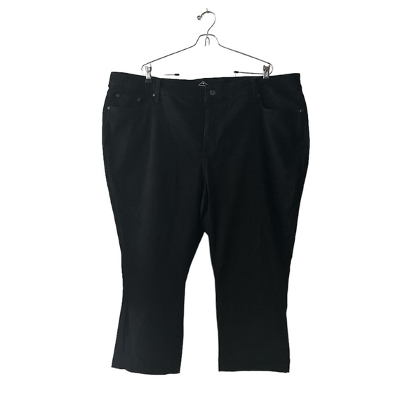 St. John’s Bay Black Straight Leg Jeans sz 24W - Picture 1 of 10